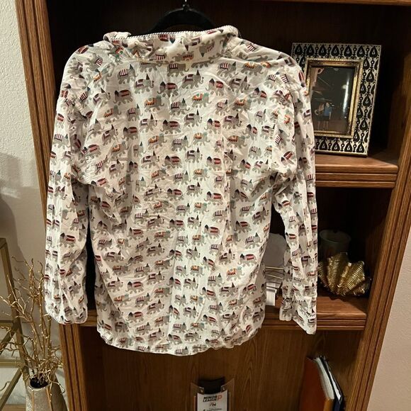 ROLLER RABBIT COTTON BUTTON UP - Picture 4 of 4